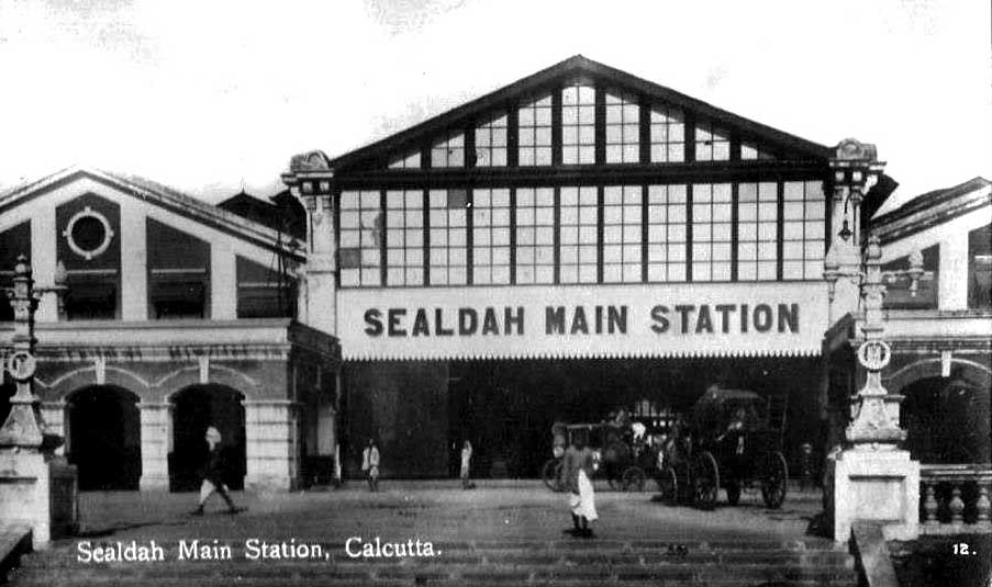 Sealdah History: Historical view of Sealdah station facade